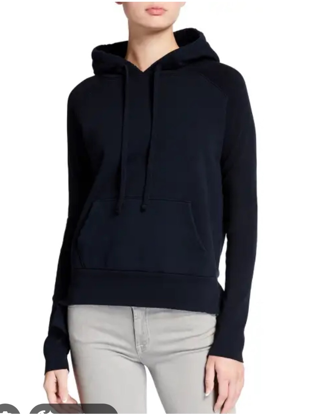 Frank & Eileen Navy Hoodie with Kangaroo Pocket